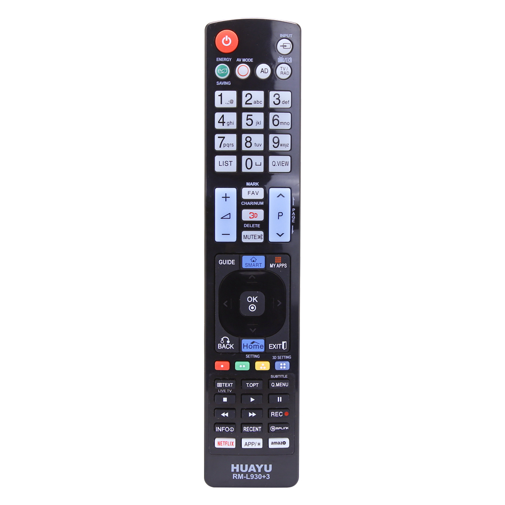 <strong>HUAYU</strong> RM-L930+3 High Quality Universal Durable LCD LED TV <strong>Remote</strong> Control with Fixed <strong>Code</strong> and Waterproof Function