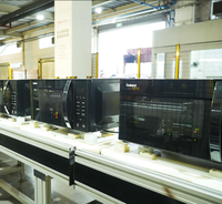 Ligne de production de fours à micro-ondes, ligne d'assemblage d'appareils électroménagers, machine de fabrication semi-automatique personnalisée