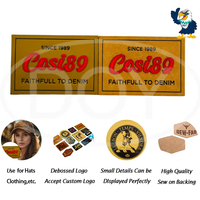 Étiquettes de décoration de vêtements Conception d'usine OEM Logo coloré personnalisé Patchs en cuir pour jeans et chapeaux