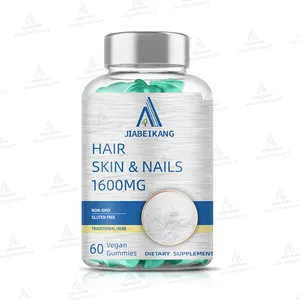 Marque privée de vitamines et de suppléments, ours végétalien biotine collagène gommes cheveux peau ongles