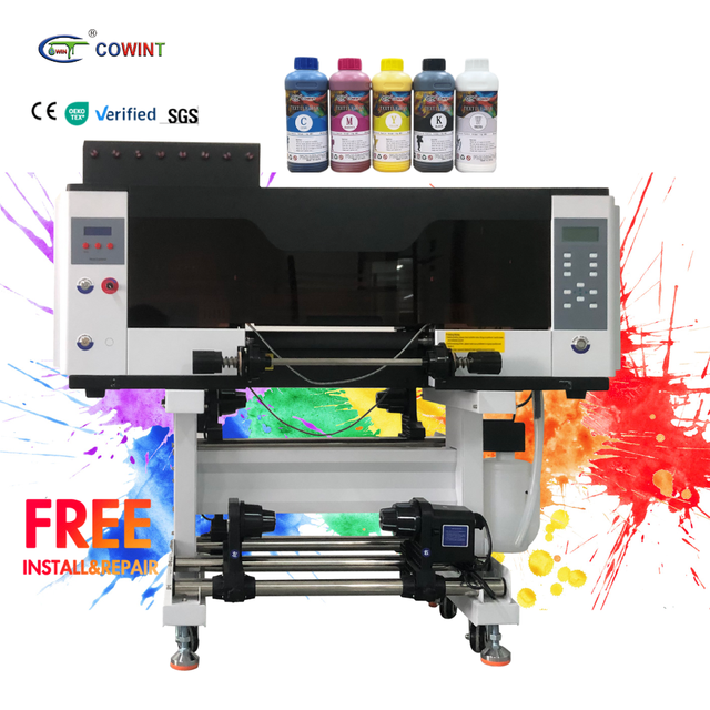 Cowint 2024 Digital Automatic Dtf Inkjet Printer Xp600 Uv Dtf Printer Printing Machine for Personal Phone Uv Dtf Printer