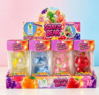 Nouveau produit tendance : Jouet anti-stress créatif en silicone souple transparent, simulation de fruit (banane, fraise), à presser, pour garçons