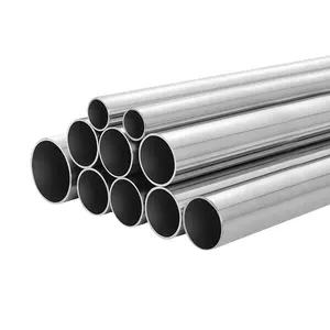 304 tuyau d'eau à double pince tuyau poli interne et externe sanitaire industriel tuyau d'eau en acier inoxydable à paroi mince 316