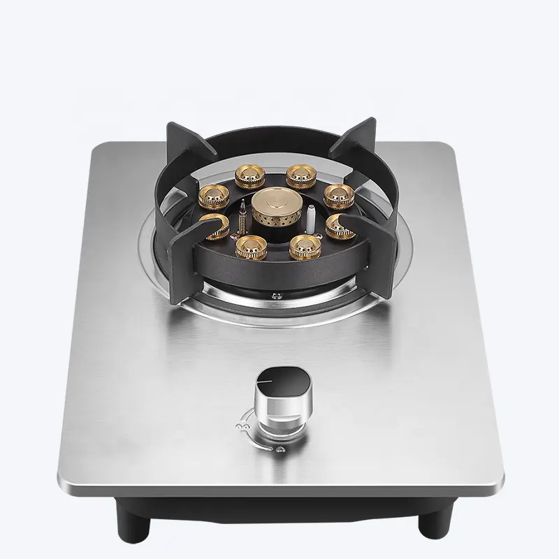 High Quality Built-In Cooktop Battery Ignition Cooking tempered glass Gas Stove liquefied gas stainless steel gas stove