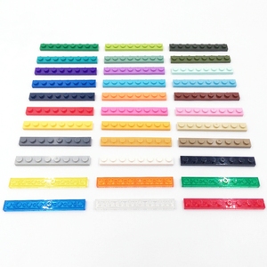 Moc bulk building <b>brick</b> Plate 1x8 <b>Bricks</b> 3460 Abs Small Plastic Accessories Parts Compatible With Puzzle Moc Building Blocks <b>Toy</b> - Product Image 4