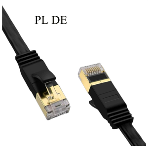 Mejor Cable de Red Cat6 de 8 Hilos para Europa, Cable de Red Plano Icam DE Egyglods para Polonia y Alemania, Cable LAN de Internet de 12m 2026 - Product Image 1