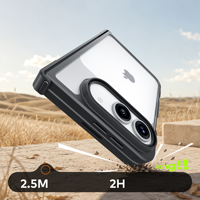 Nouvelle coque de téléphone pour iPhone 18 Duo, mate, 2 en 1, en polycarbonate rigide, antichoc, protection intégrale, coque de protection pour iPhone 18 Duo