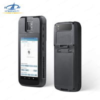 HFSecurity FP520, Tableta Portátil con Sistema Android, Escáner de Huellas Dactilares Óptico, Lector de Códigos QR, Lector de Tarjetas RFID PDF417, Batería Integrada
