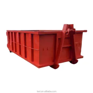 废物处理卷滚装容器垃圾收集工业废物开顶钩升降容器出售