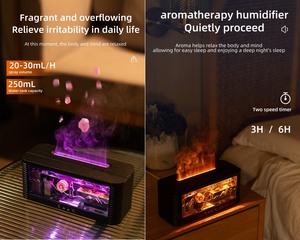 <span class=keywords><strong>Diffuseur</strong></span> d'arômes à flamme créative 2026, 250 ml, humidificateur ultrasonique à brume fraîche, <span class=keywords><strong>diffuseur</strong></span> d'huiles essentielles à effet de feu mécanique - Product Image 6
