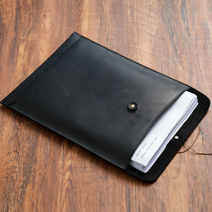 Borsa Portadocumenti <span class=keywords><strong>A4</strong></span> <span class=keywords><strong>in</strong></span> Vera Pelle di Alta Qualità, Cartella Porta Documenti Professionale <span class=keywords><strong>in</strong></span> Pelle Bovina Premium, Organizzatore per Documenti - Product Image 4