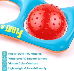 <b>Inflatable</b> 9-Hole <b>Pool</b> Toss Game with Red & Yellow Balls <b>for</b> Multi-Scene Family Fun - Product Image 5