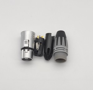 Cáp âm thanh micro XLR 3 chân mạ vàng, đầu đực cái, có đầu nối micro Cannon-M mạ crôm OFC DMX - Product Image 2