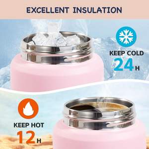 Listo para Enviar: Nueva Botella de Agua Infantil de 12oz con Tapa Abatible y Grabado Láser, con Parachoques y Asa, Colores Surtidos para la Escuela - Product Image 5