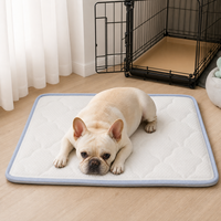 Tapis matelassé pour cage à chien avec base antidérapante pour les cages d'intérieur