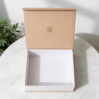 Boîte Cadeau Blanche de Luxe Personnalisée en Gros, Boîte en Carton avec Fermeture Magnétique et Estampage à Chaud Doré pour Parfums et Cosmétiques
