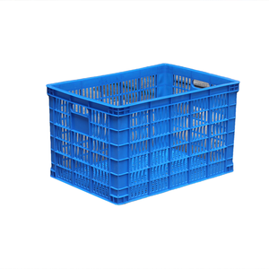 Stackable Plastic Turnover Box Basket <strong>Crate</strong> <strong>Storage</strong> Shipping Solid Thickened PE Basket - Product Image 2