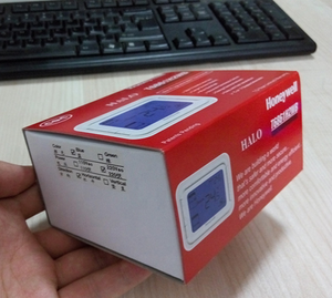 เทอร์โมสตัทดิจิตอลจอ LCD ขนาดใหญ่ รุ่น T6861 220 VAC ควบคุมพัดลมคอยล์ 2 ท่อ - Product Image 2