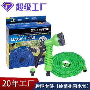 ปืนฉีดน้ำแรงดันสูง ชุดล้างรถ สายยางยืดหดได้ หัวฉีดพ่นยางสีเขียว ใช้ในสวน - Product Image 4