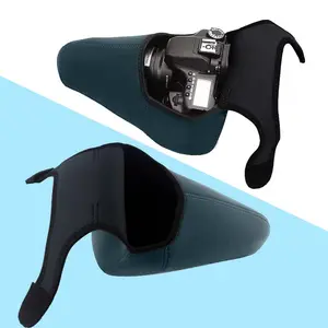 Máy ảnh video túi cho du lịch Neoprene Ống kính bảo vệ trường hợp cho 750D 5D3 800D kỹ thuật số bánh máy ảnh Túi tùy chỉnh Neoprene DSLR - Product Image 1
