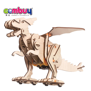 Jouets de marche mécaniques, ensemble de 20 pièces, <span class=keywords><strong>puzzle</strong></span> <span class=keywords><strong>3d</strong></span> <span class=keywords><strong>en</strong></span> <span class=keywords><strong>bois</strong></span> pour dinosaure - Product Image 3