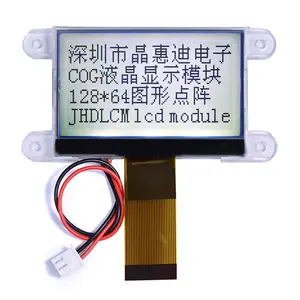 2.2 inch FSTN mono lcd display module JHD12864-G73IBSWD-G