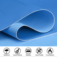 Dalles de sol en plastique pour tapis, rouleaux de revêtement de sol en PVC, parquet en vinyle, feuille de stratifié en marbre, bois moderne, supermarché, école, imperméable