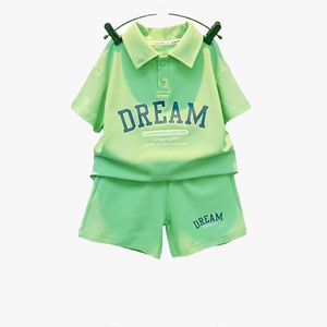 Conjunto de Polo para Niños, Nuevo Conjunto de Verano para Niños Pequeños y Medianos, Camiseta de Manga Corta y Pantalones Cortos, Ropa Deportiva Informal - Product Image 4