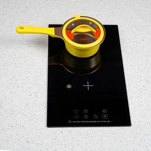 Table de cuisson à induction encastrable 2 brûleurs, surface en verre céramique à commande tactile - Product Image 1