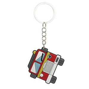 Popular Fire Fighting PVC <b>Keychain</b> <b>Customized</b> Printing Promotional Keyholder Charms - Product Image 6