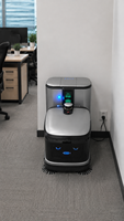 Robot de nettoyage commercial MiCity, contrôle par application, réservoir d'eau de 50L, navigation SLAM, balayage, lavage, aspiration, dépoussiérage 4-en-1, 800m²/h, robot de nettoyage automatique