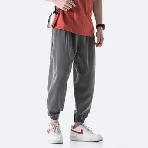 Sommer neuen Stil Männer Freizeit hose Hose benutzer definierte Logo Herren Stickerei Druck Hose lose plus Größe Jogging hose leere Männer Hose