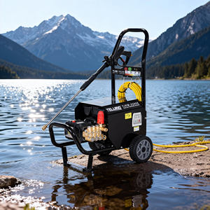 Nettoyeur électrique à eau froide de qualité industrielle 2200 psi 150 bars, tête de pompe en cuivre, pompe à vilebrequin pour le <span class=keywords><strong>nettoyage</strong></span> <span class=keywords><strong>des</strong></span> coques de chantiers navals - Product Image 4