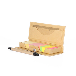 Bán Sỉ Giấy Ghi Chú Dán Tái Chế Dễ Thương Dùng Cho Văn Phòng Trường Học Có Bút Và Thước Kẻ - Product Image 6