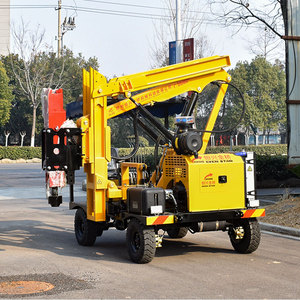 Hincadora de Ruedas de Tamaño Pequeño Más Vendida con Motor Euro V para Instalación de Paneles Solares en India - Product Image 4