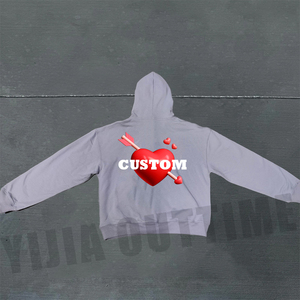 2025 <span class=keywords><strong>nouvelle</strong></span> mode 430 Gsm poids lourd français éponge coton lavé à l'acide pull à capuche personnalisé pour hommes - Product Image 4