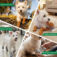 Bandages auto-adhésifs élastiques pour pattes de chien, protections imperméables pour animaux de compagnie, faible MOQ pour les promenades en extérieur, produits pour animaux de compagnie à faible MOQ
