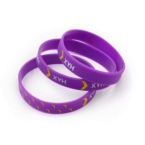 Pulseras de Goma Personalizadas con Mensaje Impreso Directamente de Fábrica, Pulseras de Silicona - Product Image 3
