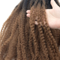 # OT30 1 Pack 24 pouces 100 grammes Ombre Brun 20 "Synthétique Marley Twist Tressage Cheveux Afro Kinky Marley Cheveux