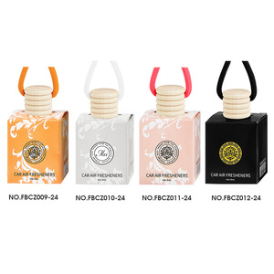 High-End Glass Eco-friendly Car Aromatherapy Pendants Essential Oil <strong>Hangers</strong> Perfume Car <strong>Hangers</strong> <strong>Promotional</strong> Car Lanyards - Product Image 5