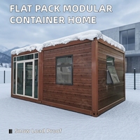 Conteneur modulaire préfabriqué de 20 pieds en panneaux sandwich, design industriel, pour maison, entrepôt, bâtiment portable et camp minier
