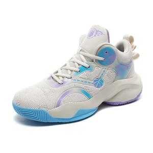 Nouvelles baskets de basketball colorées 2026 pour la compétition jeunesse – Spéciales taille 48 – Chaussures respirantes en maille style tendance US14 - Product Image 2