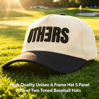 Cappellini da Baseball Personalizzati a 5 Pannelli: Logo Ricamato di Alta Qualità, Unisex, Cinturino Regolabile