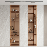 Étagère murale moderne en acier inoxydable doré personnalisable, séparateur croisé multi-compartiments, pour outils, anniversaire