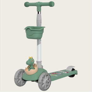 Kinder Baby Scooter Kinder <span class=keywords><strong>3</strong></span> Räder Led Flash ing Swing Auto Heben Kinderwagen Ride Kick Scooter - Product Image 4