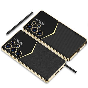 Para <span class=keywords><strong>Samsung</strong></span> S25 Ultra funda de teléfono con patrón de fibra de carbono estilo Jazz PU cuero ultrafino a prueba de golpes para S25P S25 - Product Image 6