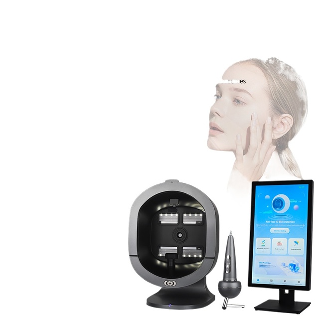3D Newest OEM 2in1 Skin and Hair Scalp Scanner 3d AI Facial Skin Analysis Machine Skin Analyzer