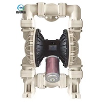 Pompe à diaphragme de livraison H2SO4 HCL HNO3 à tête haute de 1 pouce pompe à diaphragme Depa pompe à diaphragme pneumatique