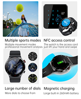 Jam Tangan Pintar QW33 NFC Berkualitas Tinggi Terbaru 2024, Laris untuk Pria, Jam Olahraga Kebugaran untuk Android iOS