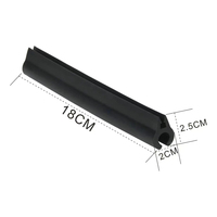 Supporto per chitarra con 5 plettri in gomma per chitarra pinza morsetto per microfono con diametro universale 16-19 tubi